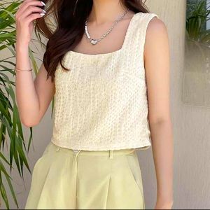 Cropped summer blouse